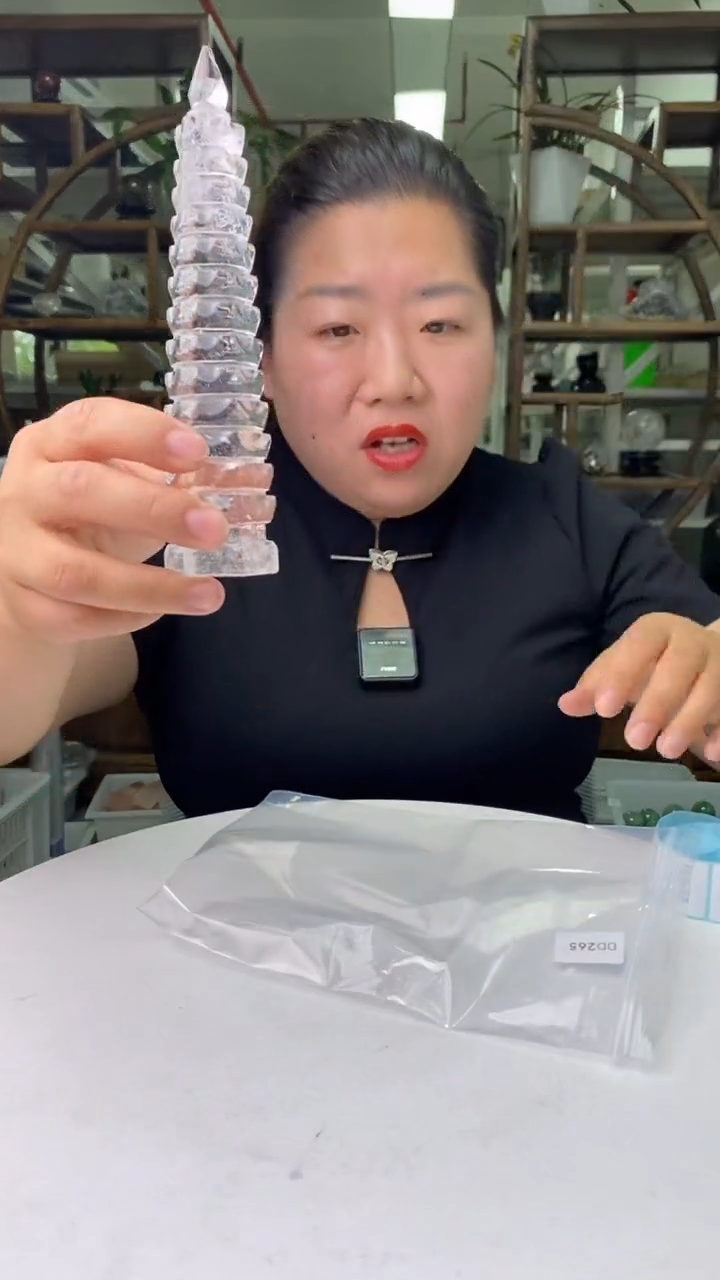 文昌塔未镶嵌水晶白水晶文昌塔D265