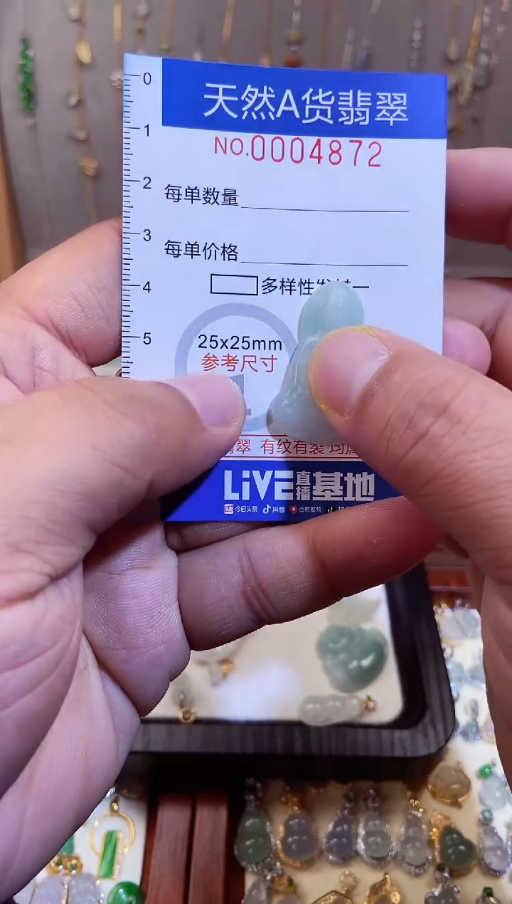 【闪购商品】翡翠吊坠(不含链)未镶嵌翡翠4872