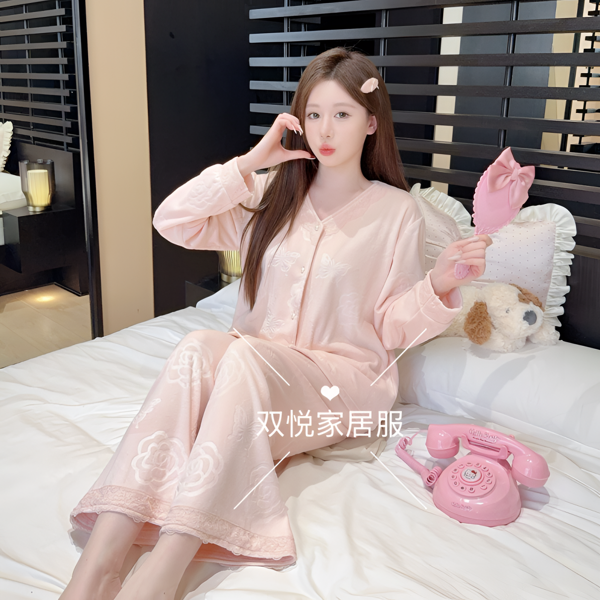 【高定海岛绒】2025年秋冬款海岛绒舒服宽松家居服睡衣套装