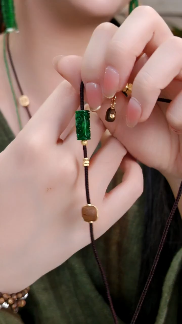 颈饰未镶嵌翡翠国风