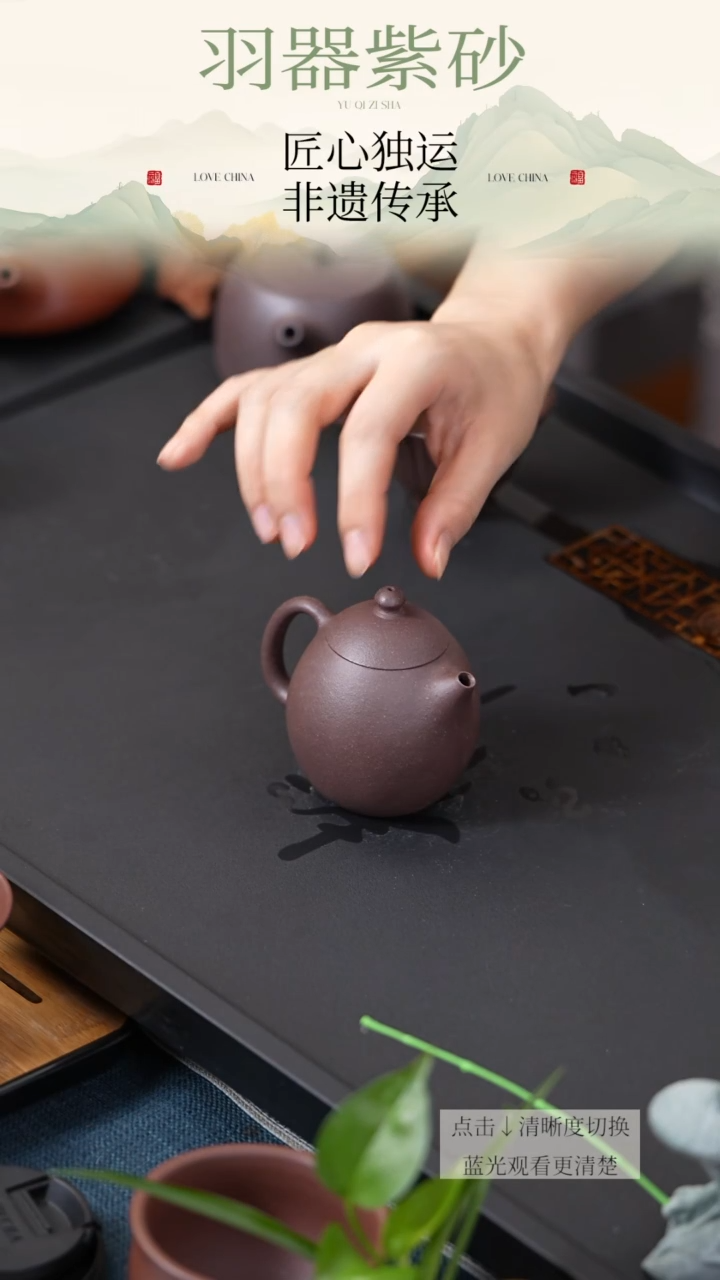 茶壶紫砂龙蛋壶精工半手老紫泥