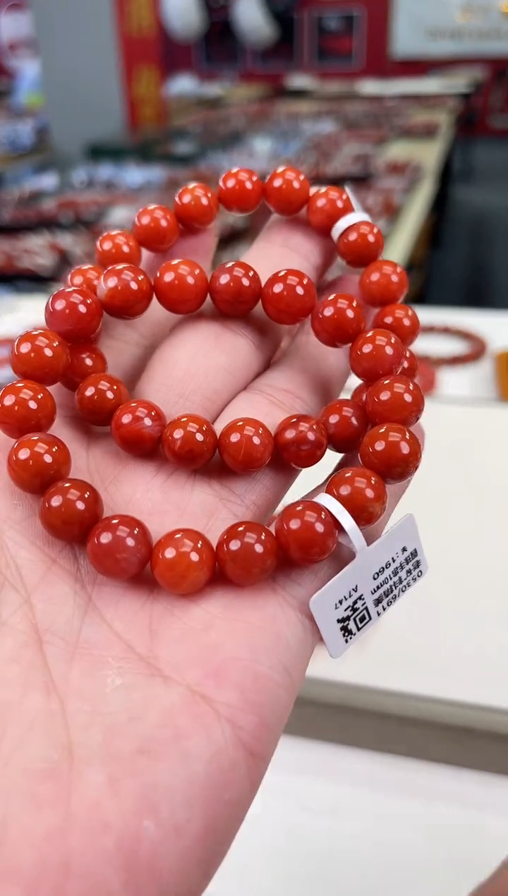 南红玛瑙瓦西手串10+未镶嵌（多样式发其一）