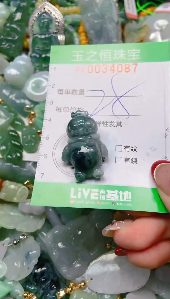 【闪购商品】翡翠颈饰未镶嵌闪购0034087