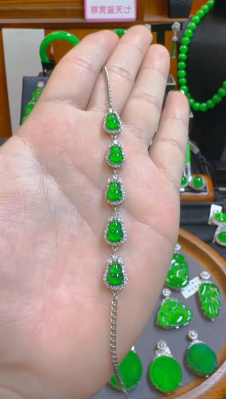 未镶嵌手链翡翠天然A货翡翠