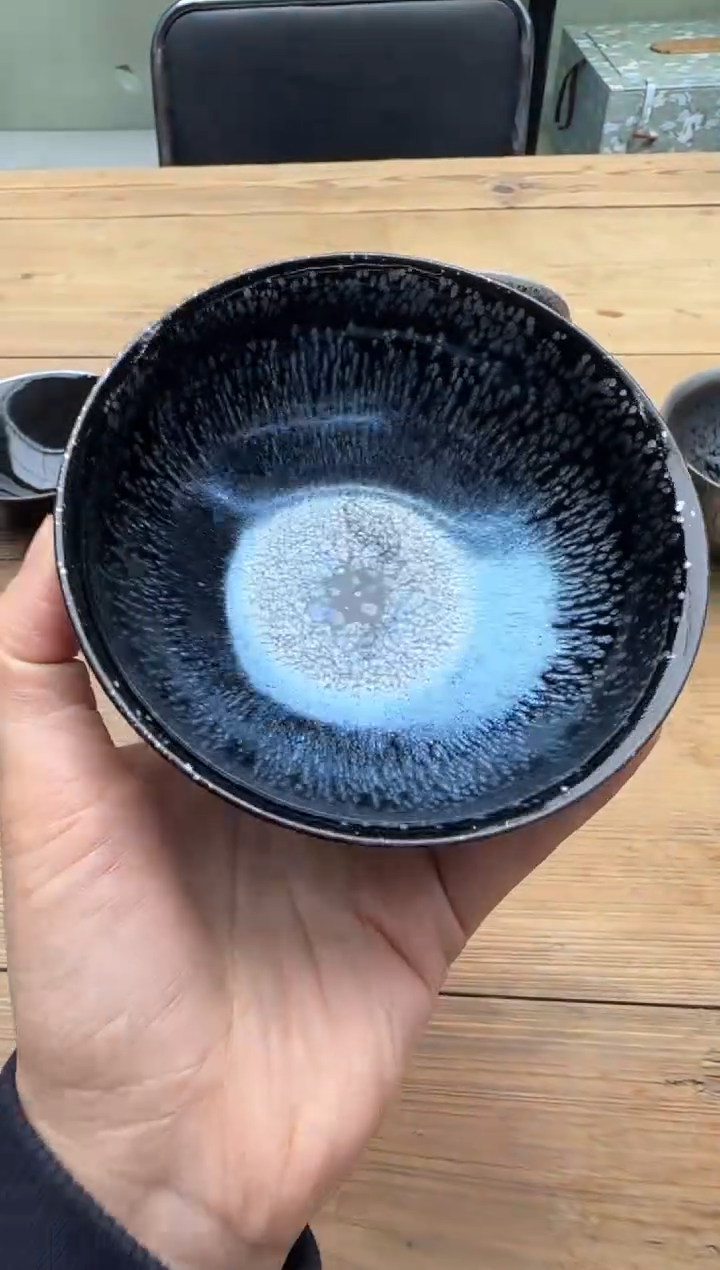 【闪购商品】茶盏41非遗名家范大富老师新黑底银班