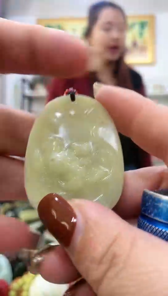 未镶嵌岫玉挂件 