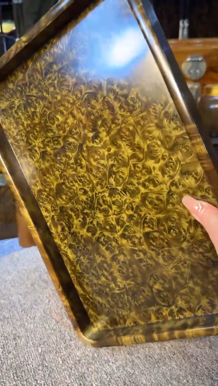 【闪购商品】乌木类成套家具阴沉乌木托盘Y40