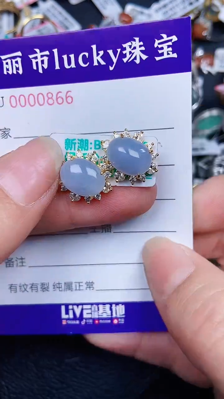 颈饰银S925镶嵌翡翠0866