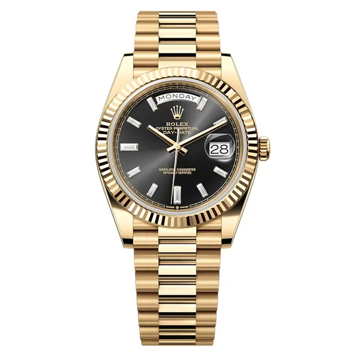 99新 Rolex/劳力士 哈奢馆/名表/劳力士/228238/黑冰糖/单表