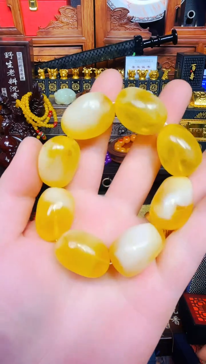 【闪购商品】蜜蜡手链未镶嵌精品精品 独具匠心