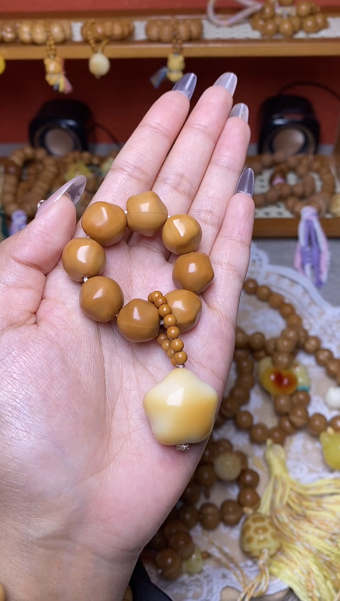 手串猴头核桃全品无暇星星➕胖大星手捻