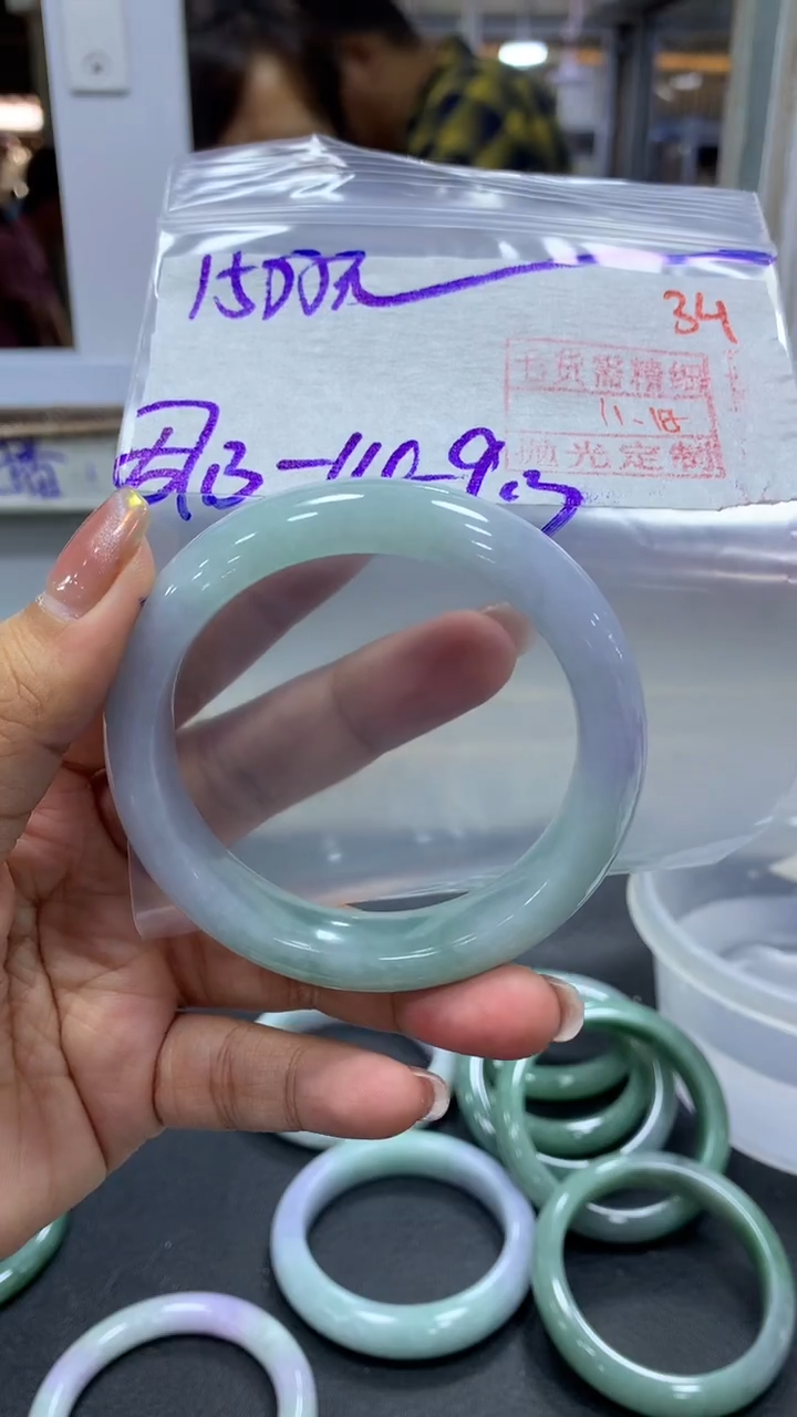 未镶嵌定制翡翠34毛货需精细抛光+拍一发一+1500