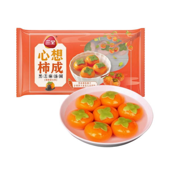 三全心想柿成黑芝麻汤圆（10粒） 312g