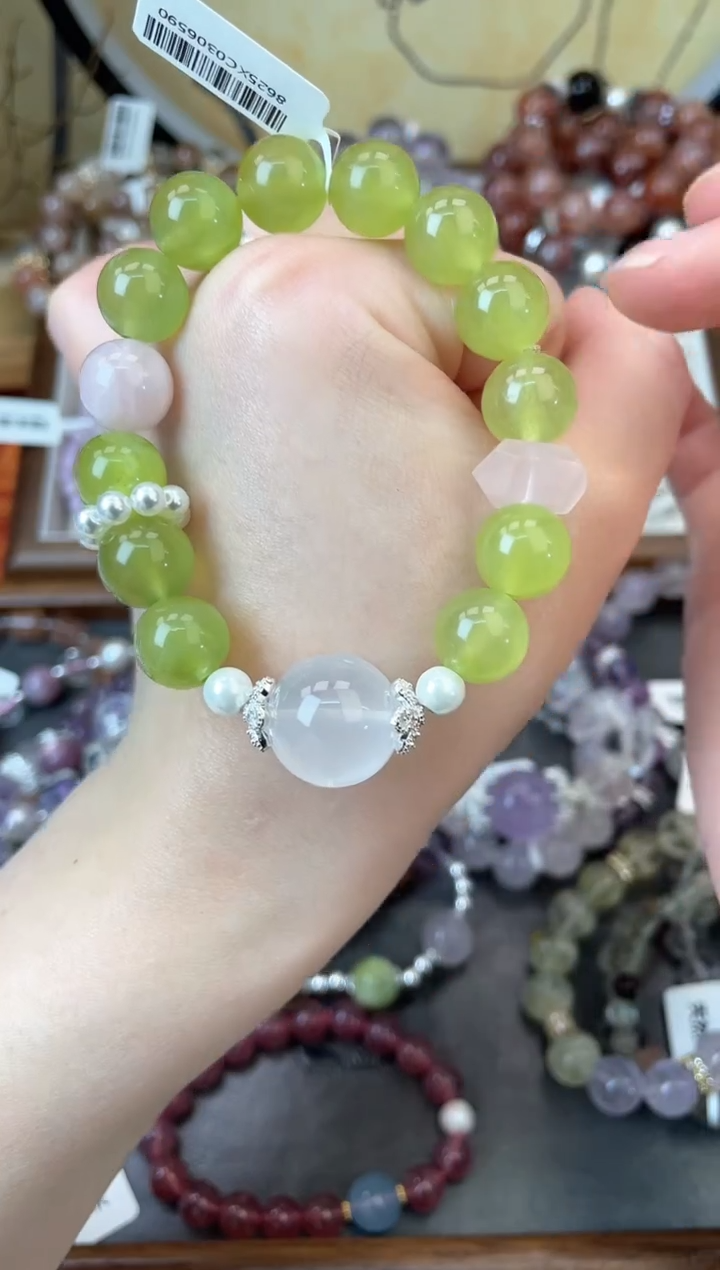 【闪购商品】岫玉手饰未镶嵌126手串