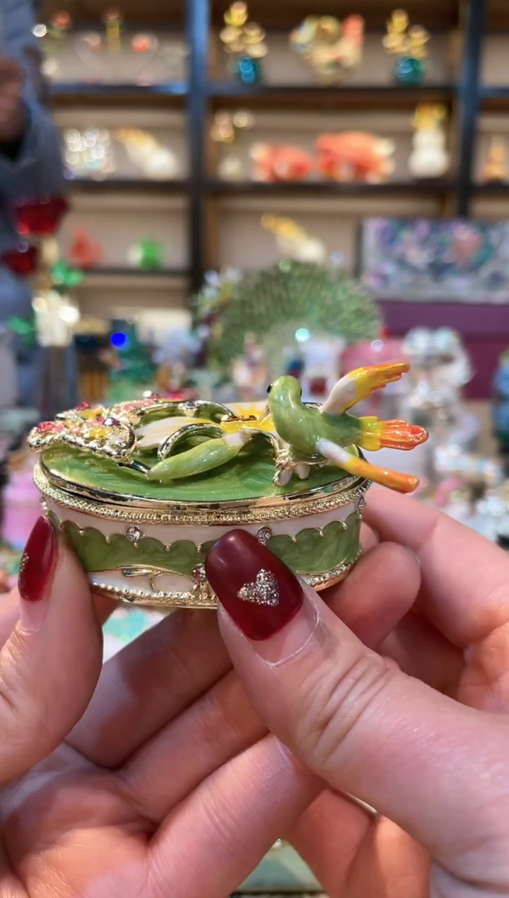 【闪购商品】精致珐琅彩首饰盒