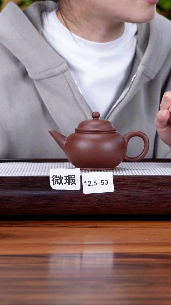 茶壶紫砂12.5-53 95全 紫泥水平微瑕180