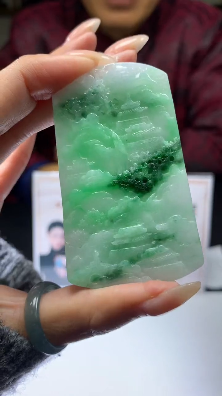 【闪购商品】定制翡翠未镶嵌不退不换CMH1件-A