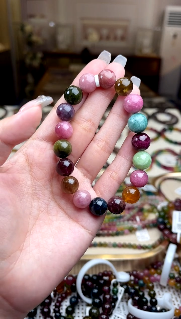 【闪购商品】碧玺/未镶嵌11mm+碧玺单圈多样性发货