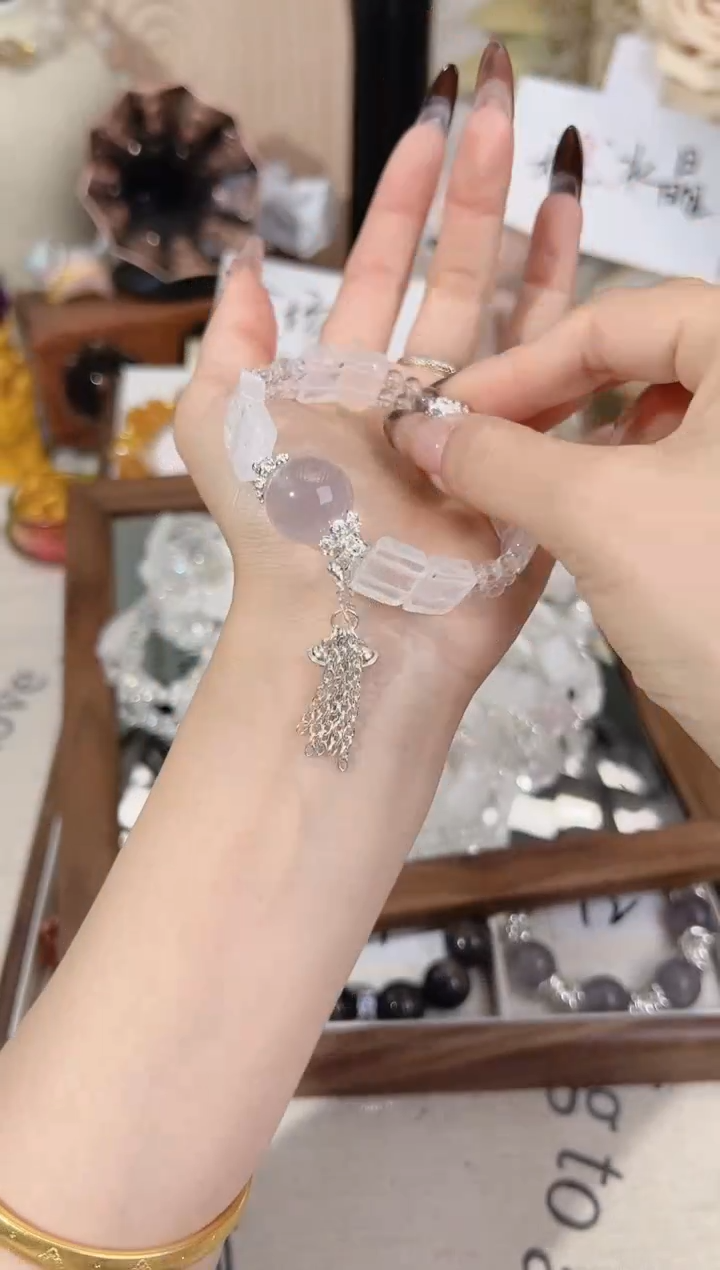 未镶嵌手链水晶手牌