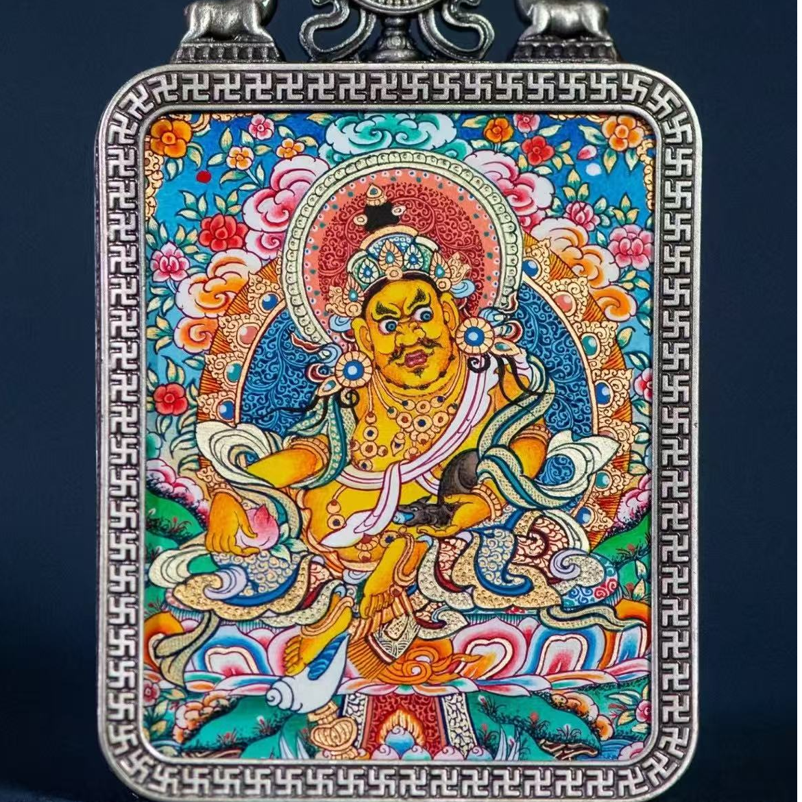 【叁上出品】大师纯手绘黄C唐卡