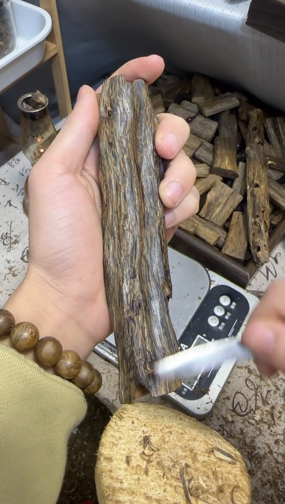 沉香沉香碎屑海南紫棋九九沉水