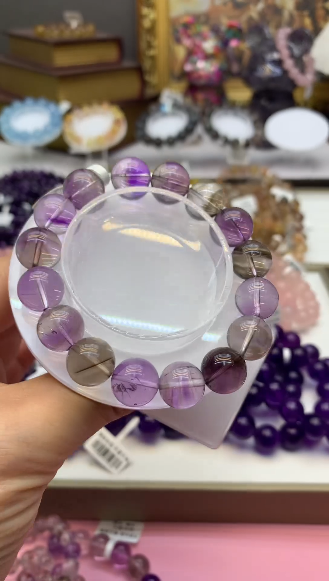 【闪购商品】水晶手串未镶嵌12+紫超七