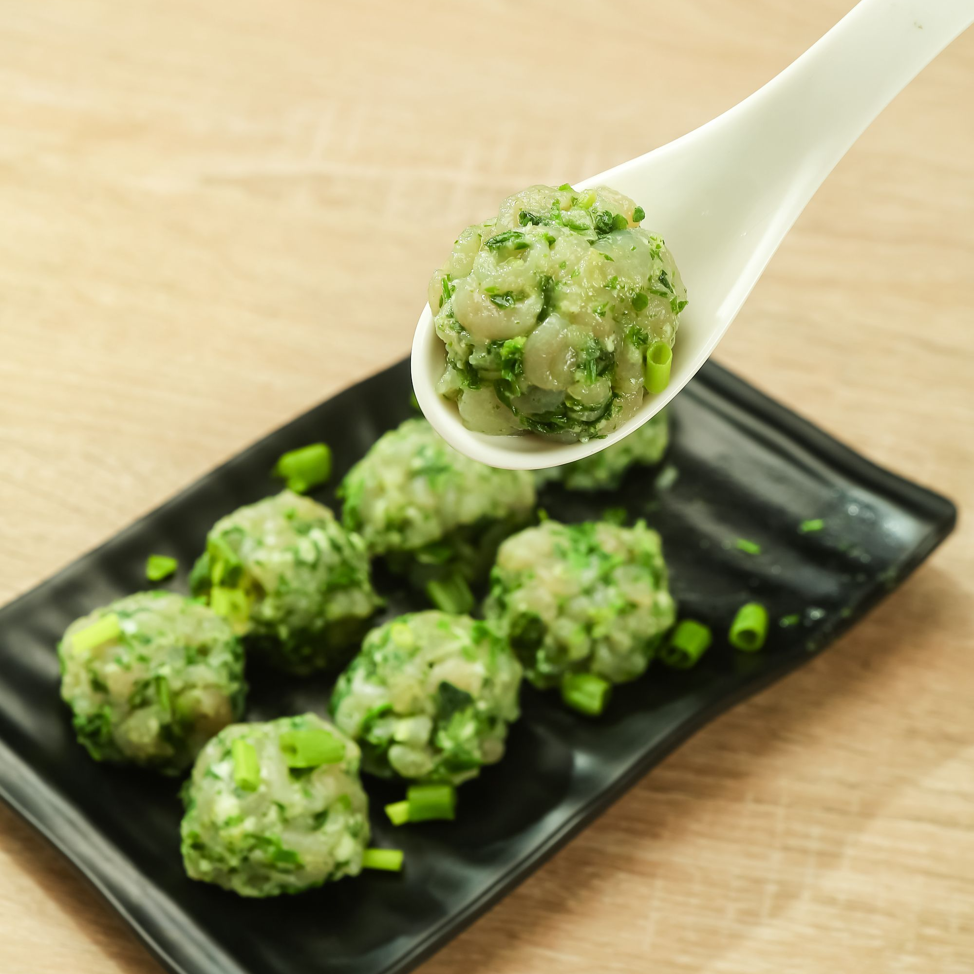 洪泽湖湖秀仙河虾仁荠菜馅包水饺混沌水饺馅400克*1包白米虾仁馅