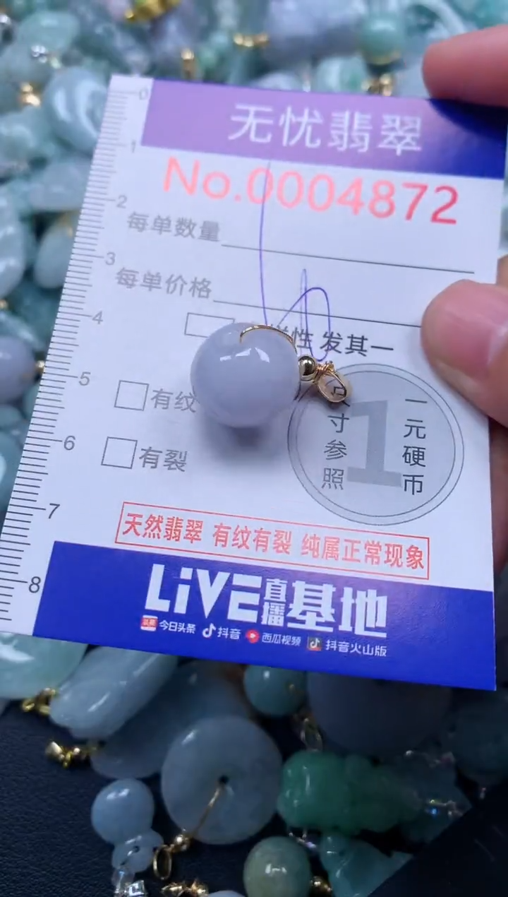 颈饰未镶嵌翡翠4872