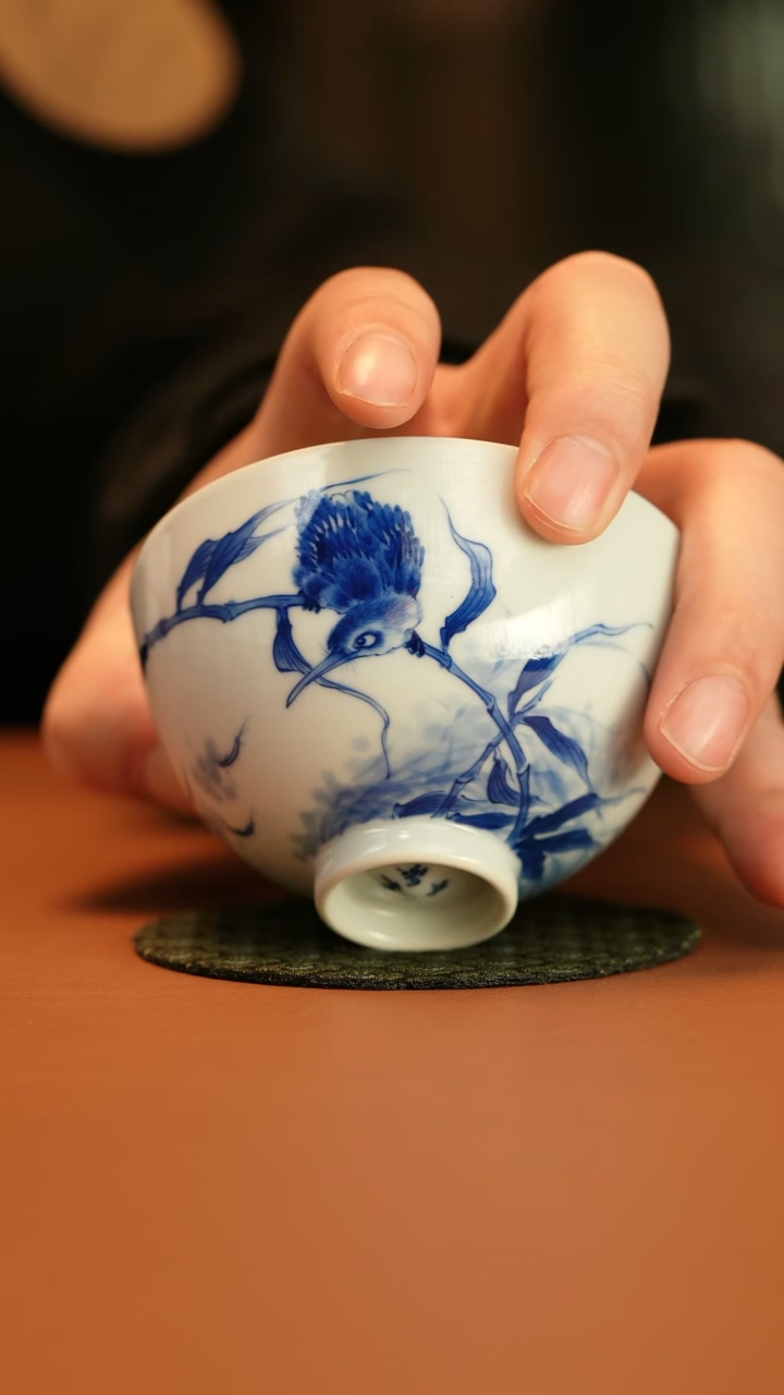 【闪购商品】垂虹万方青花单翠小杯