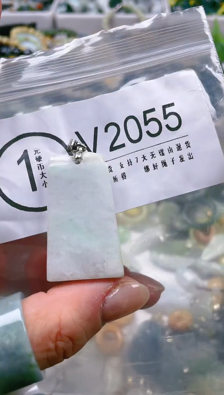 【闪购商品】翡翠颈饰未镶嵌/V/翡翠A货一图一物