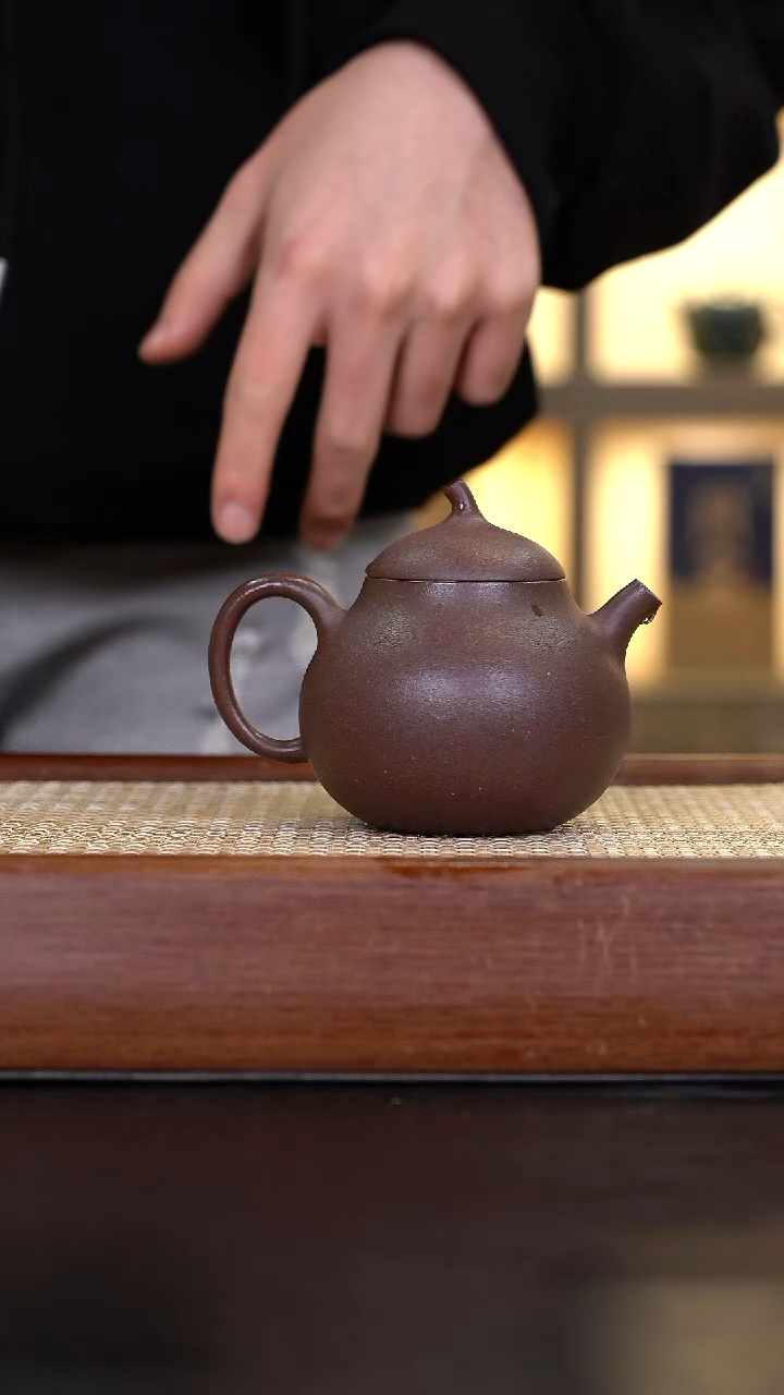 茶壶紫砂YZ桃花泥 茄瓜