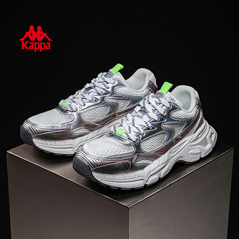 Kappa/卡帕【氢轨】老爹鞋背靠背冬季复古男鞋时尚百搭跑步鞋14CJ