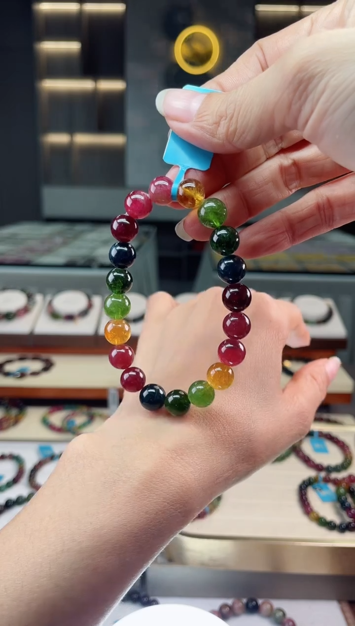 【闪购商品】碧玺单圈手串未镶嵌（多样性发一条）Q