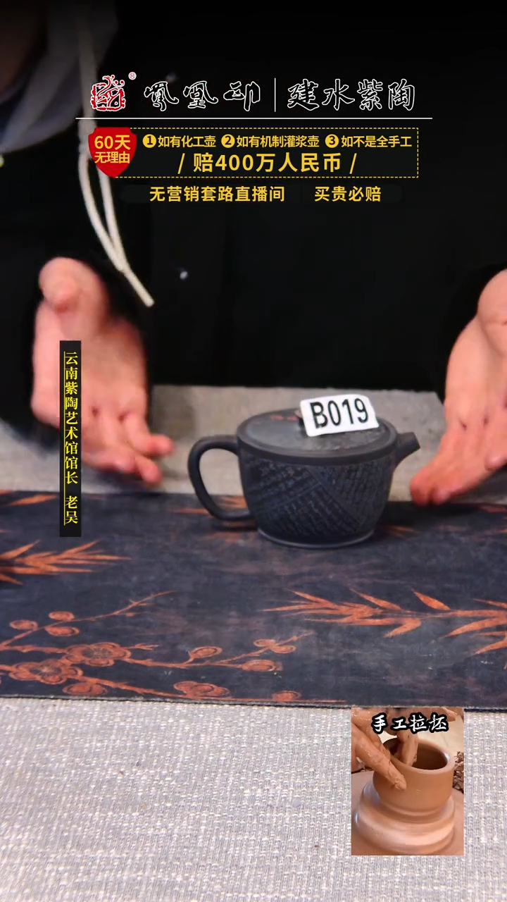 【闪购商品】壶建水紫陶高货壶   /019