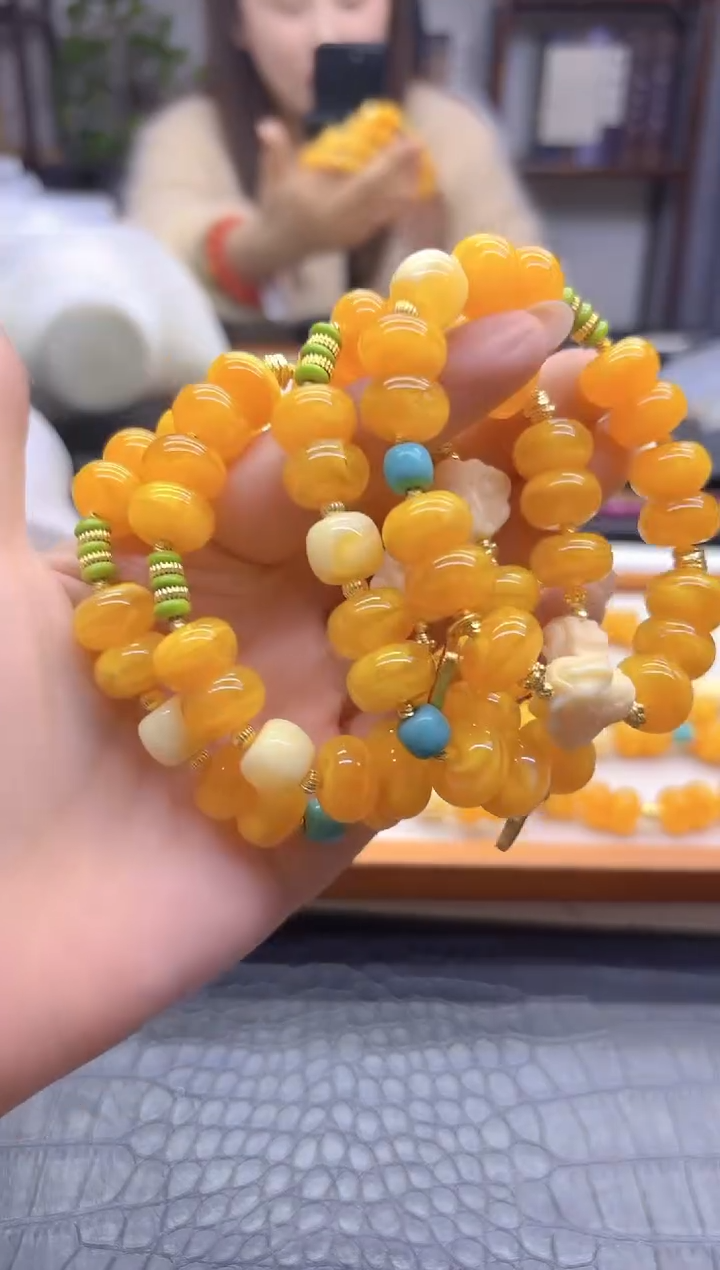 手链蜜蜡未镶嵌DIY款S659