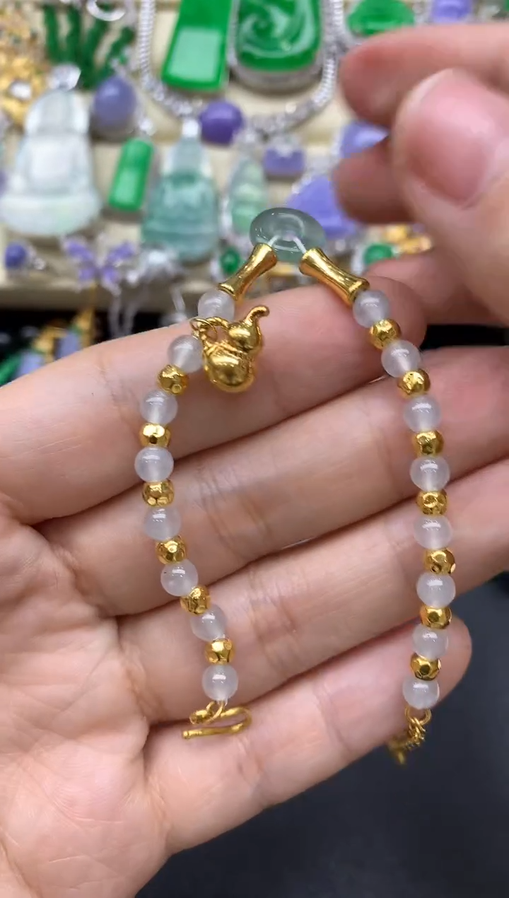 【闪购商品】翡翠手链未镶嵌539-中国好珍宝