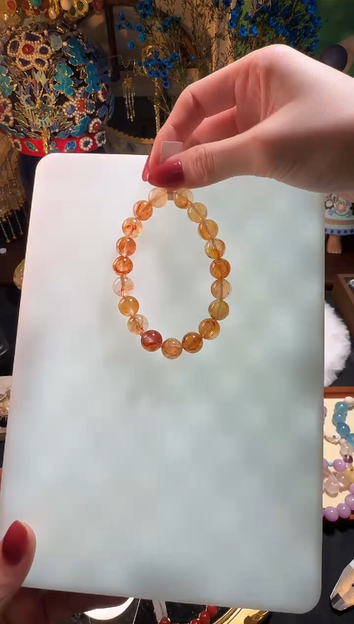 【闪购商品】水晶手串未镶嵌胶花手串