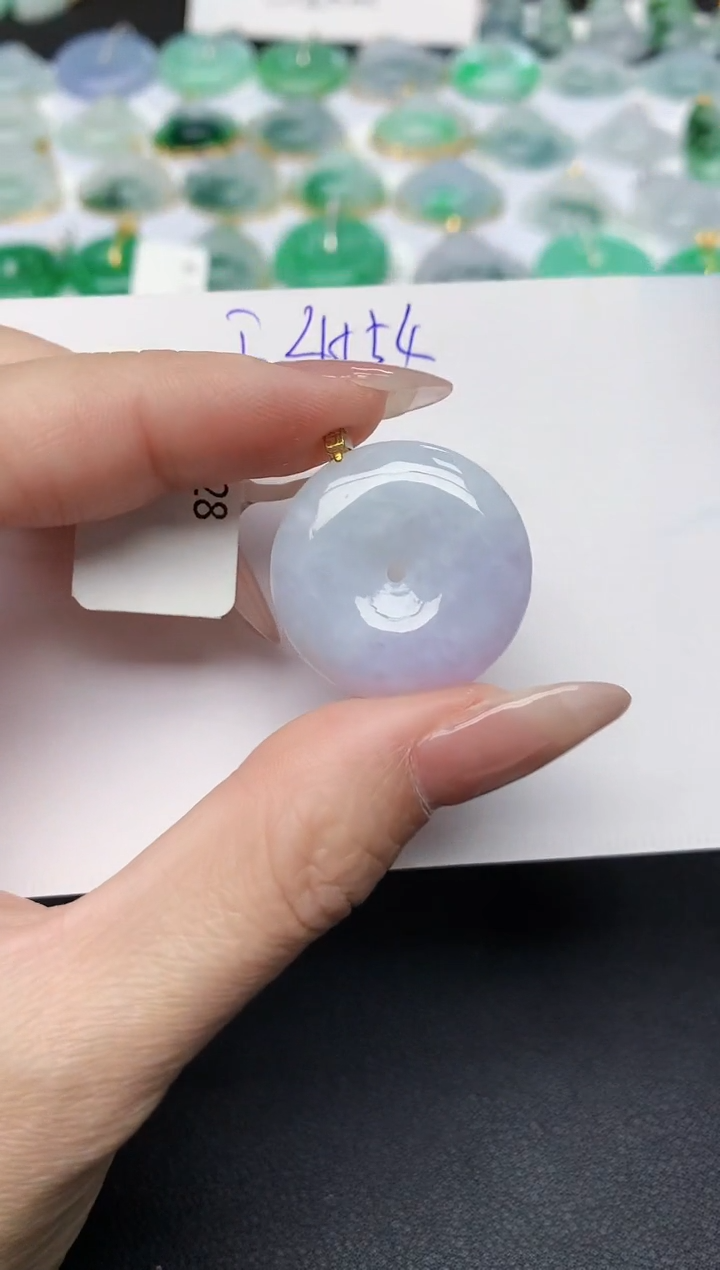 颈饰未镶嵌翡翠天然缅甸A货翡翠百元以上9元证书费自理