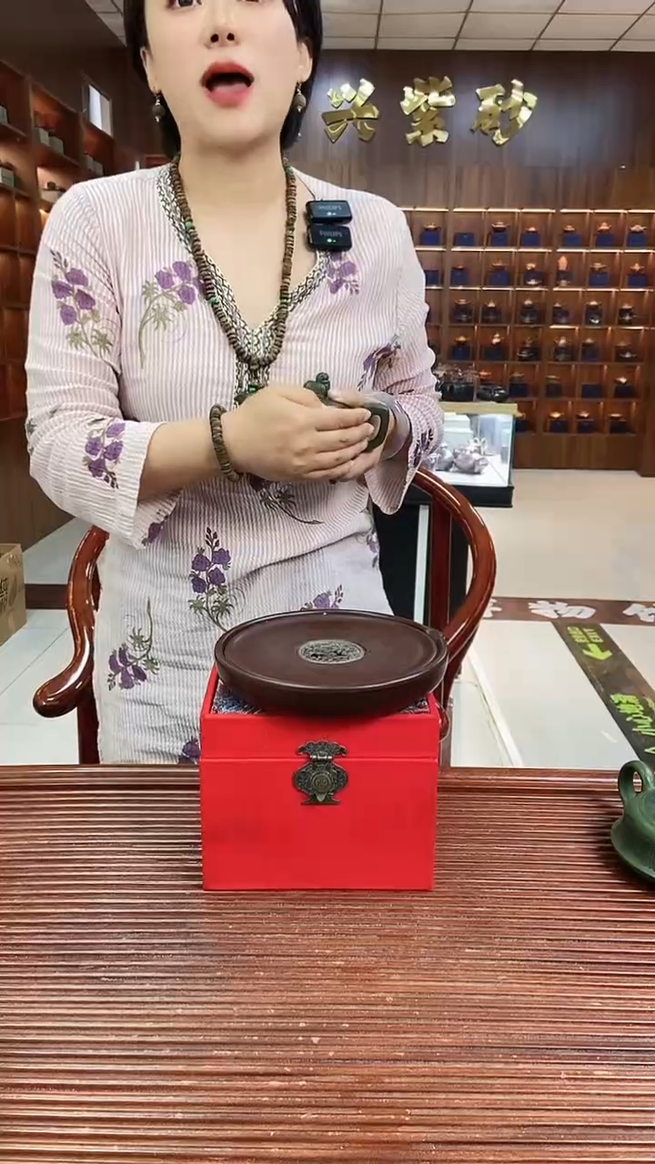 茶壶紫砂清风雅韵六方绿泥朱志远