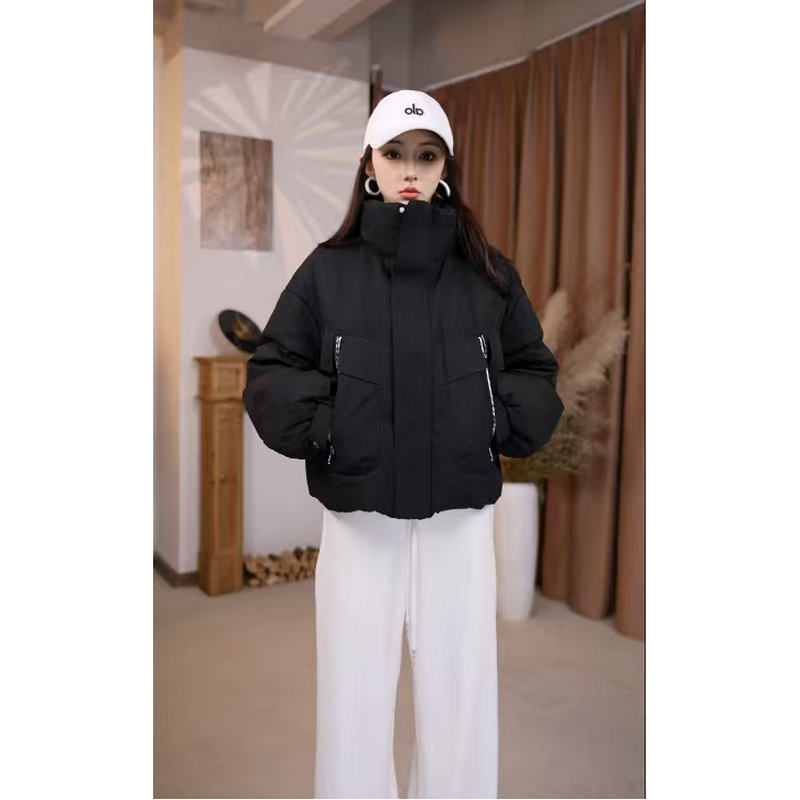 【毛老板】羽绒服机车服潮酷女装加厚冬季25282