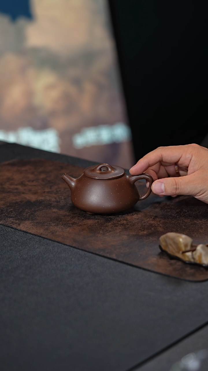 【闪购商品】紫砂茶壶铺砂 平盖石瓢