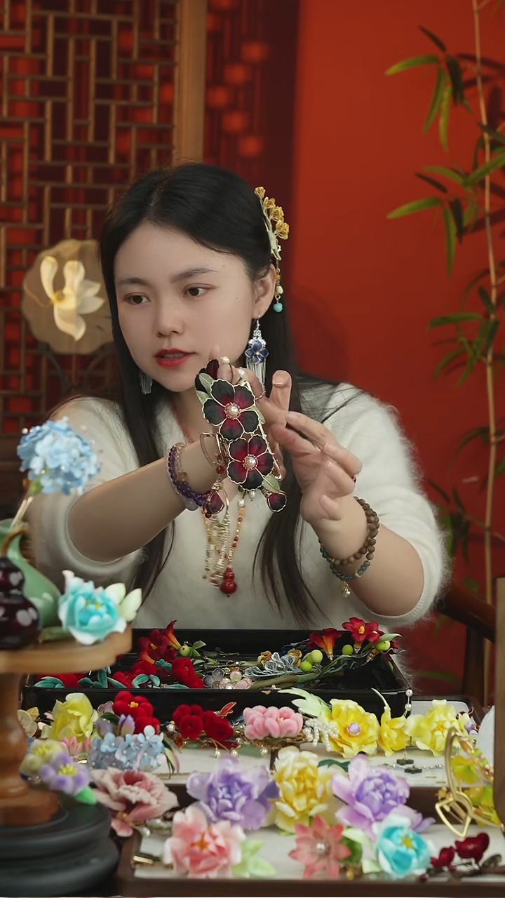 刺绣闪购纯手工非遗国风饰品