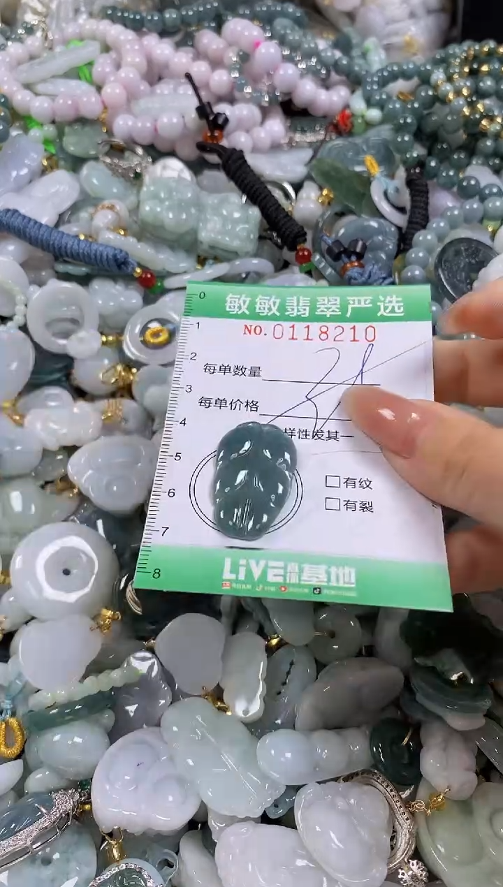 【闪购商品】翡翠颈饰未镶嵌闪购0118210多样性发其一
