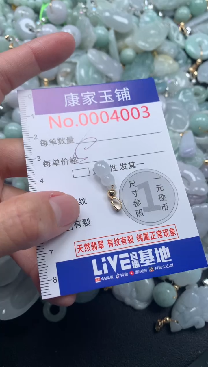 颈饰未镶嵌翡翠4003