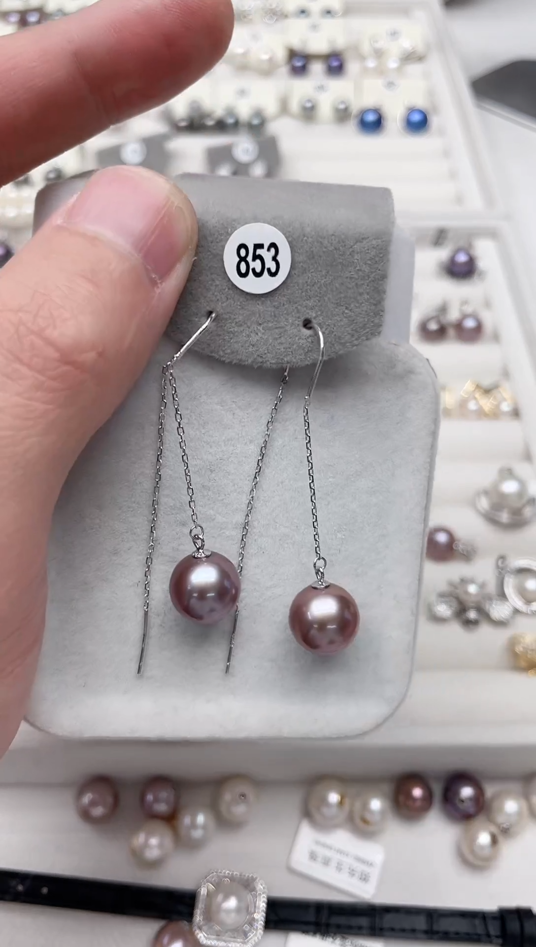 【闪购商品】淡水珍珠耳饰银S925镶嵌耳饰