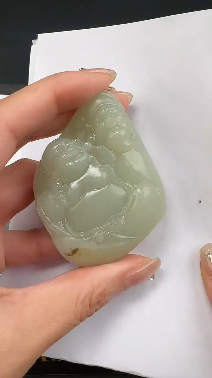 和田玉未镶嵌颈饰T48-多样性拍一发一