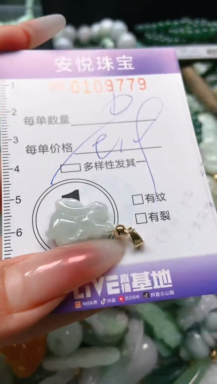 【闪购商品】翡翠颈饰未镶嵌闪购0109779多样性发其一