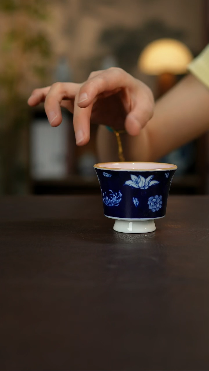 杯景德镇陶瓷杯碗柴烧多人