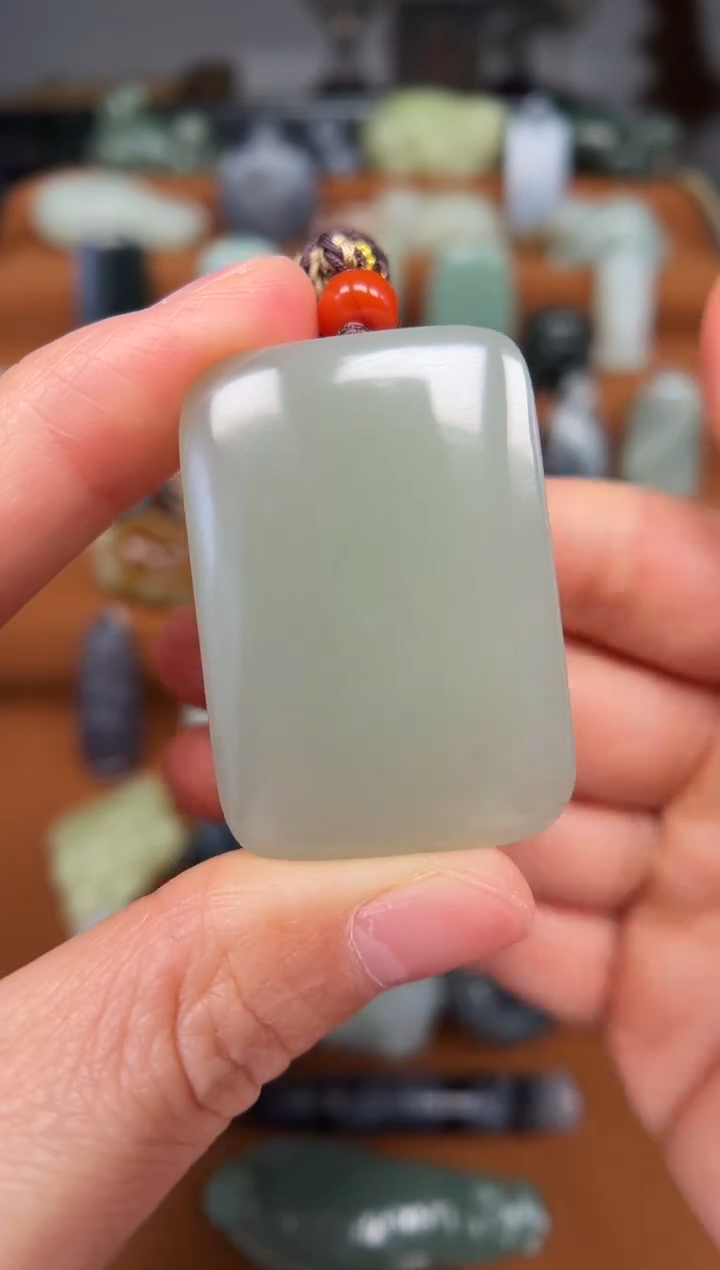 【闪购商品】和田玉颈饰未镶嵌平安牌