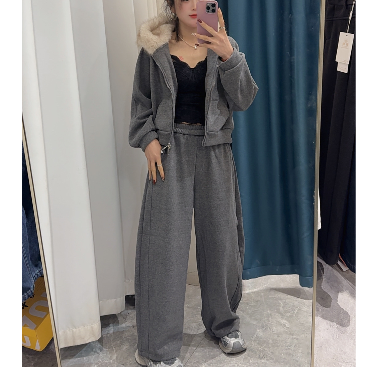 红衣俏家时尚百搭秋冬休闲两件套983